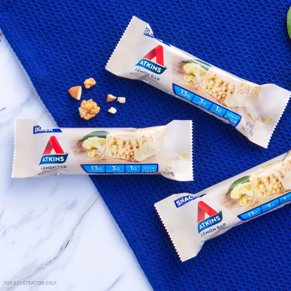 Atkins 앳킨스 글루텐프리 아몬드버터함유 레몬바 40g 16개입 : eumarket