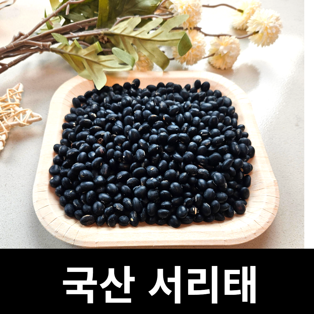 아람뜰 신선 개별포장 국산 프리미엄 서리태 검은콩100g : 아람뜰