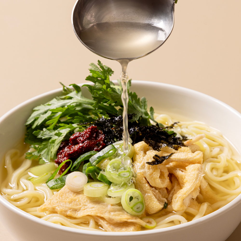 쿡솜씨 옛날 즉석 우동 김치우동 1인분 (쑥갓,다대기 포함) 땡초가락우동, 380g, 1개 : 쿡솜씨