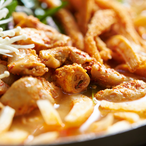 장터 소곱창 전골 1kg - 부드러운 식감과 풍미 곱창전골 소곱창 : JJFood