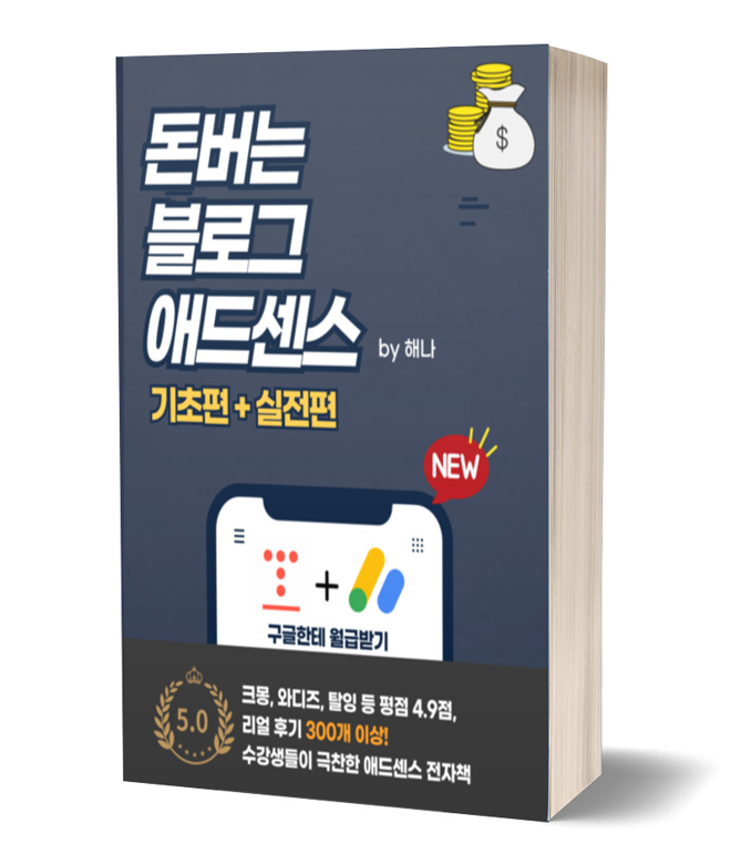 25년) 돈버는 블로그 애드센스 : 해나스쿨