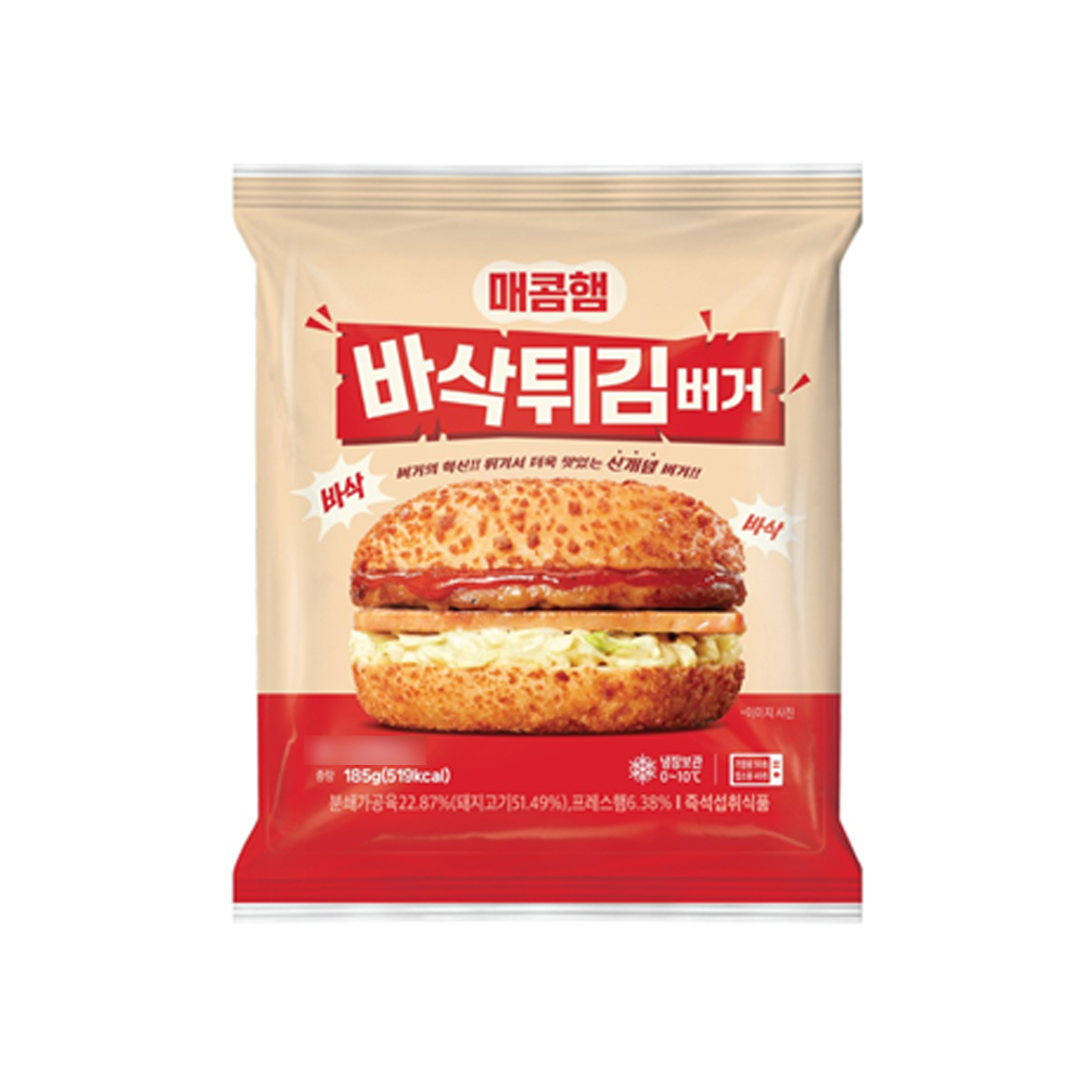 매콤햄 바삭튀김버거 185g x 9개 : 위드원샵