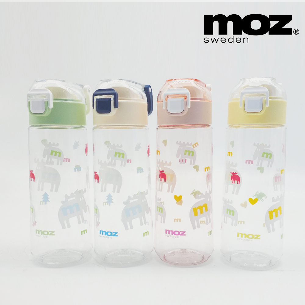 MOZ 스웨덴 원터치 트라이탄 보틀 480ml 친환경 젖병소재 어린이집 유치원 미니 물통 : O-NEST