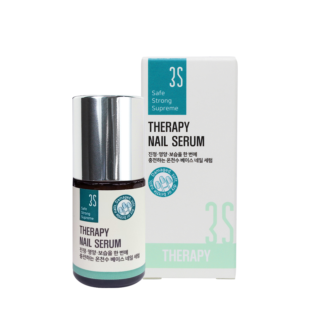 3S 테라피 네일세럼 15ml 에보네일보다 특별한 이탈리아 온천수 64% 미네랄 충전 손톱영양제 : 이브케어 인조유방 항암가발