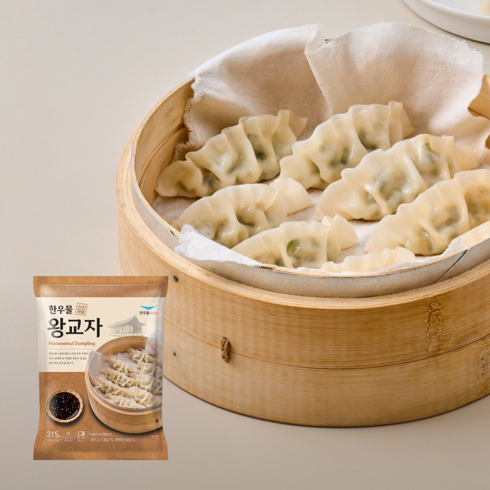 한우물 왕교자만두 고기, 315g, 4개 : 치타마켓