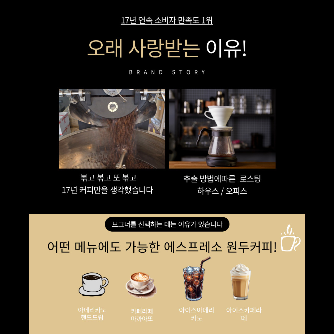 브라질 산토스 원두커피 500g / 1KG 조향사선별로스팅 : BOGNER COFFEE