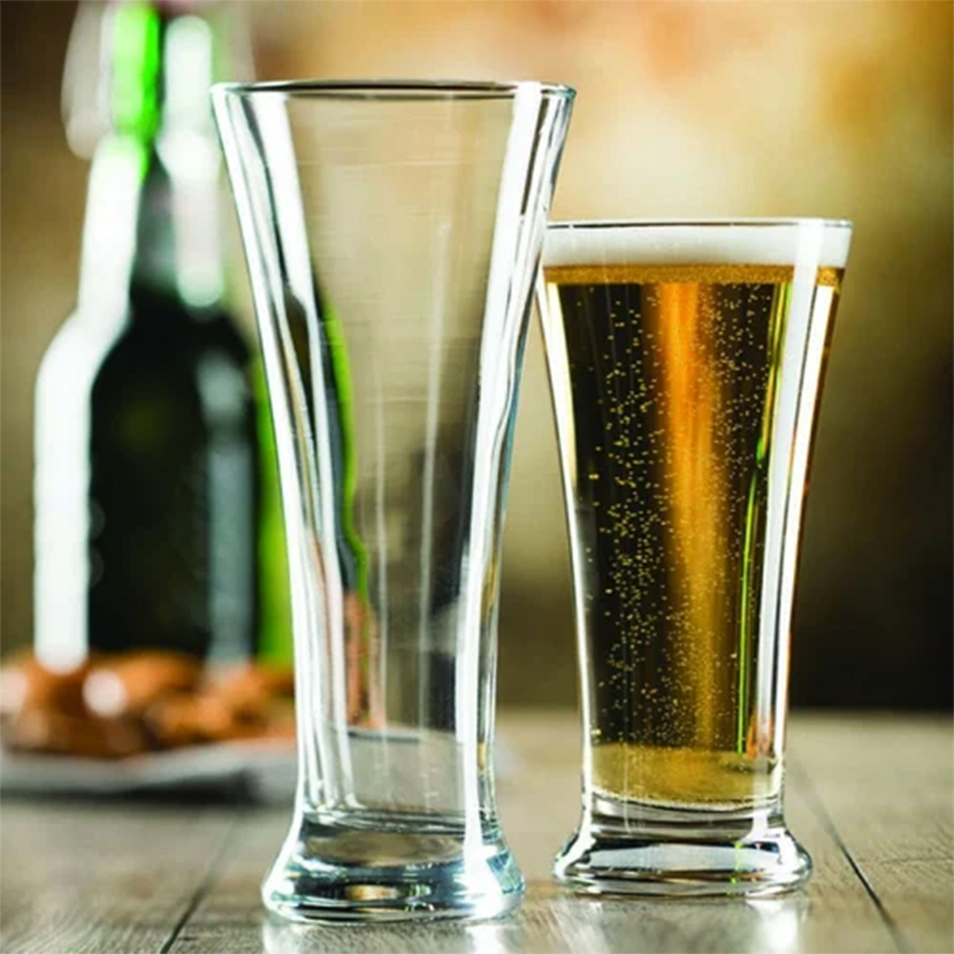 [디시위시] 파사바체글라스 펍 비어 320ml 전사인쇄 유리잔인쇄 예쁜 고블렛 홈카페 카페용 워터글라스 와인잔 맥주잔 : 디시위시