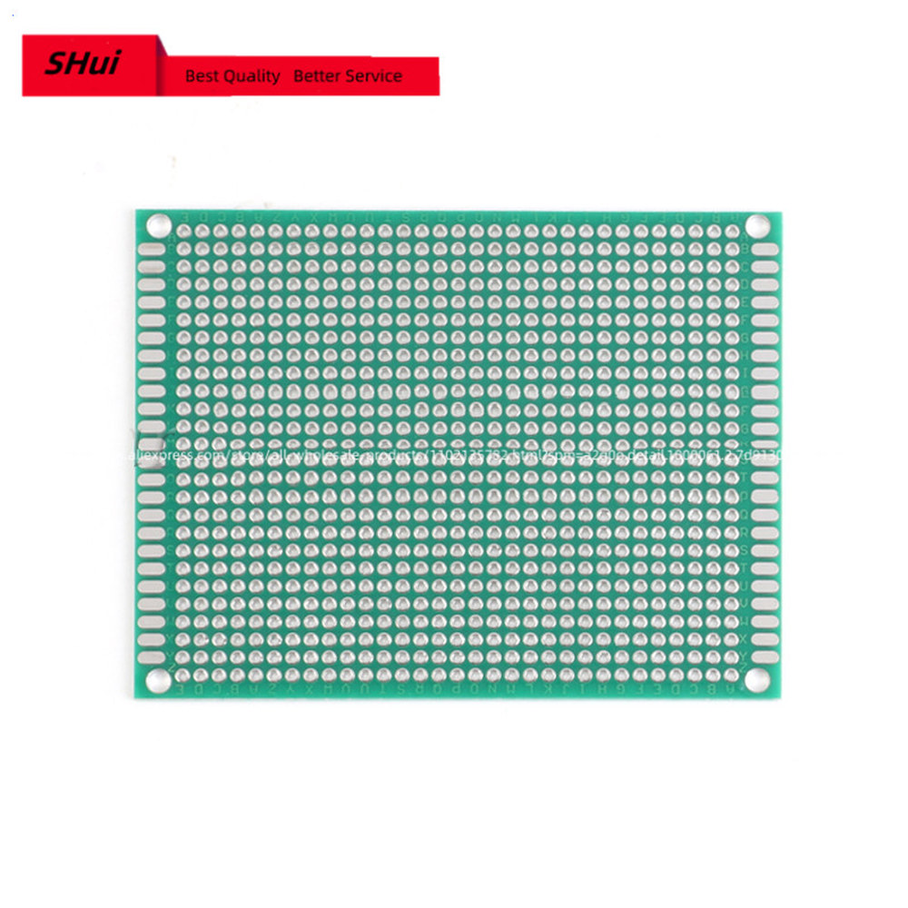 아두이노 유리 섬유 연습 테스트용 범용 브레드보드 DIY 전자 키트 양면 시제품 PCB 7x9cm : 귤쩝쩝이