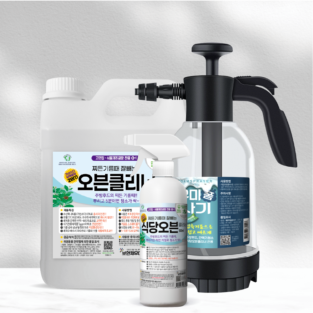 [식당용]오븐 클리너 4kg 1개 [보현채우미] : 보현채우미