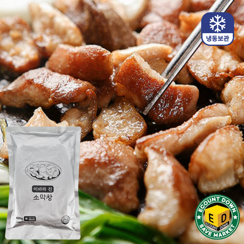 대구 달구벌 이바라 진 소막창 420g (소스20g포함) 달구지 초벌 훈제 곱창 : 카운트다운세이브마켓