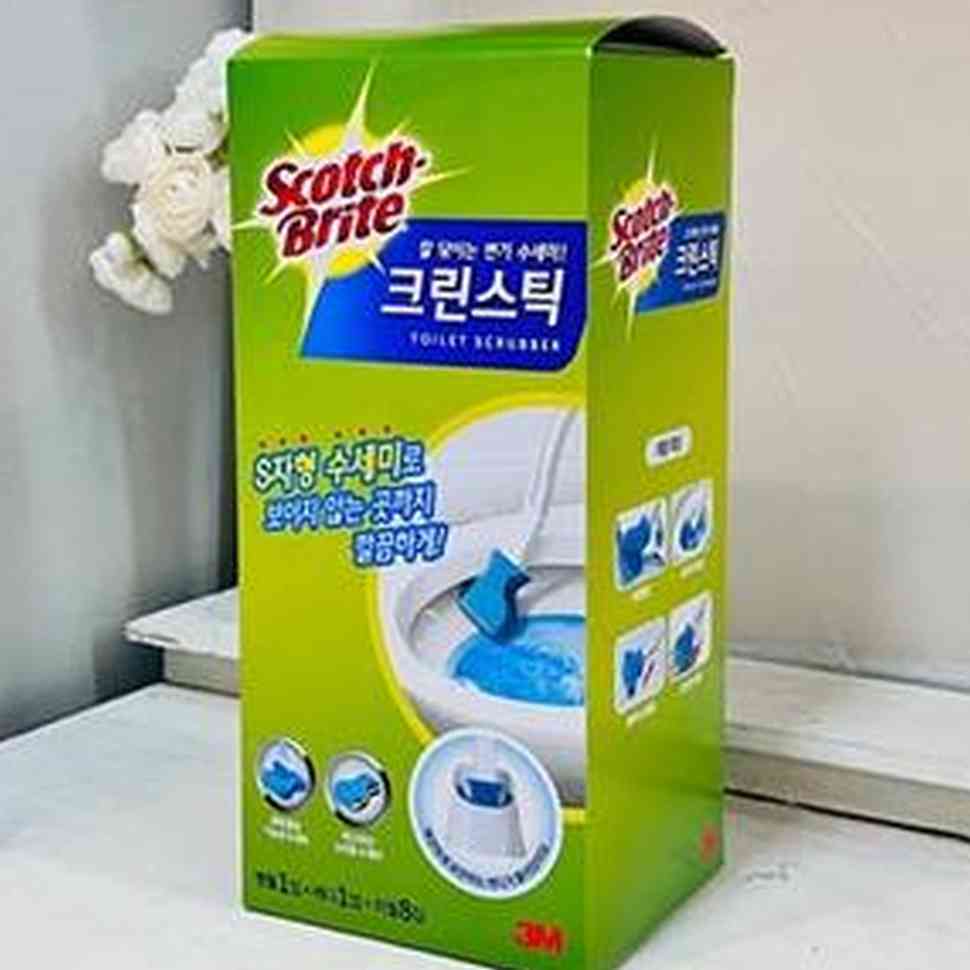 삼안 크린스틱 세트 기획팩 변기수세미 변기청소솔 변기크리너 : 삼안2404