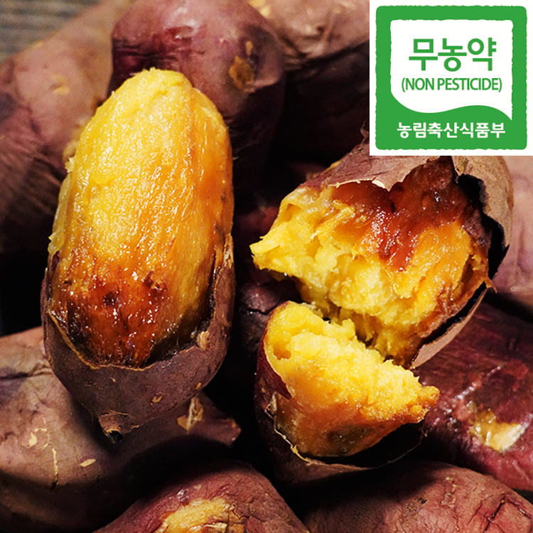 지리산 산청 무농약 꿀고구마 5kg, 1개 : 산그린푸드