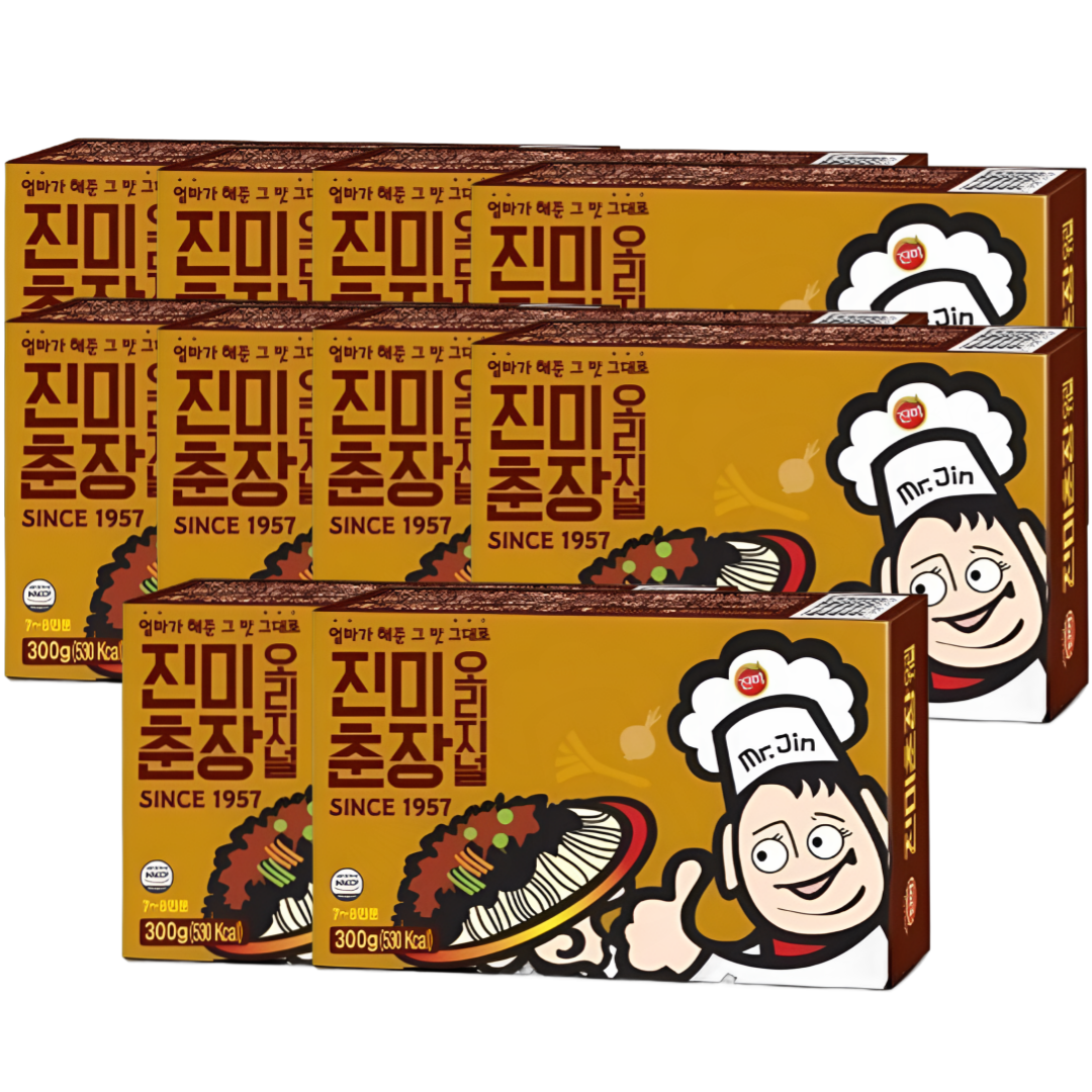 진미식품 볶은 춘장 고형짜장 300g 10개 : 패턴코리아