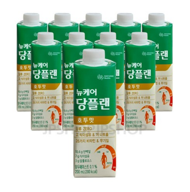 당뇨식 간식 당뇨 환자 영양식 뉴케어 당플랜(당뇨식) 200ml 10개 : 부촌마트