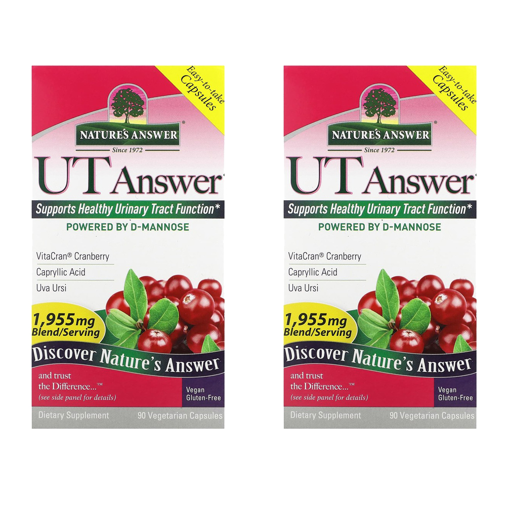 (2개세트) 네이처스 앤서, UT 앤서, 1,955mg, 90 베지터블 캡슐 (캡슐당 651.66mg) : 글로벌잇