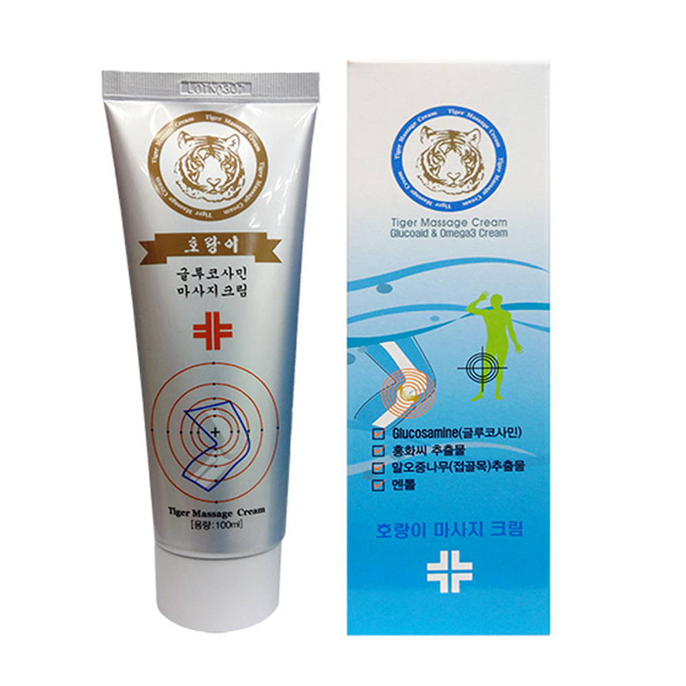 나담코스 호랑이크림 100ml 바르는 글루코사민 마사지크림 : 허브뷰티몰