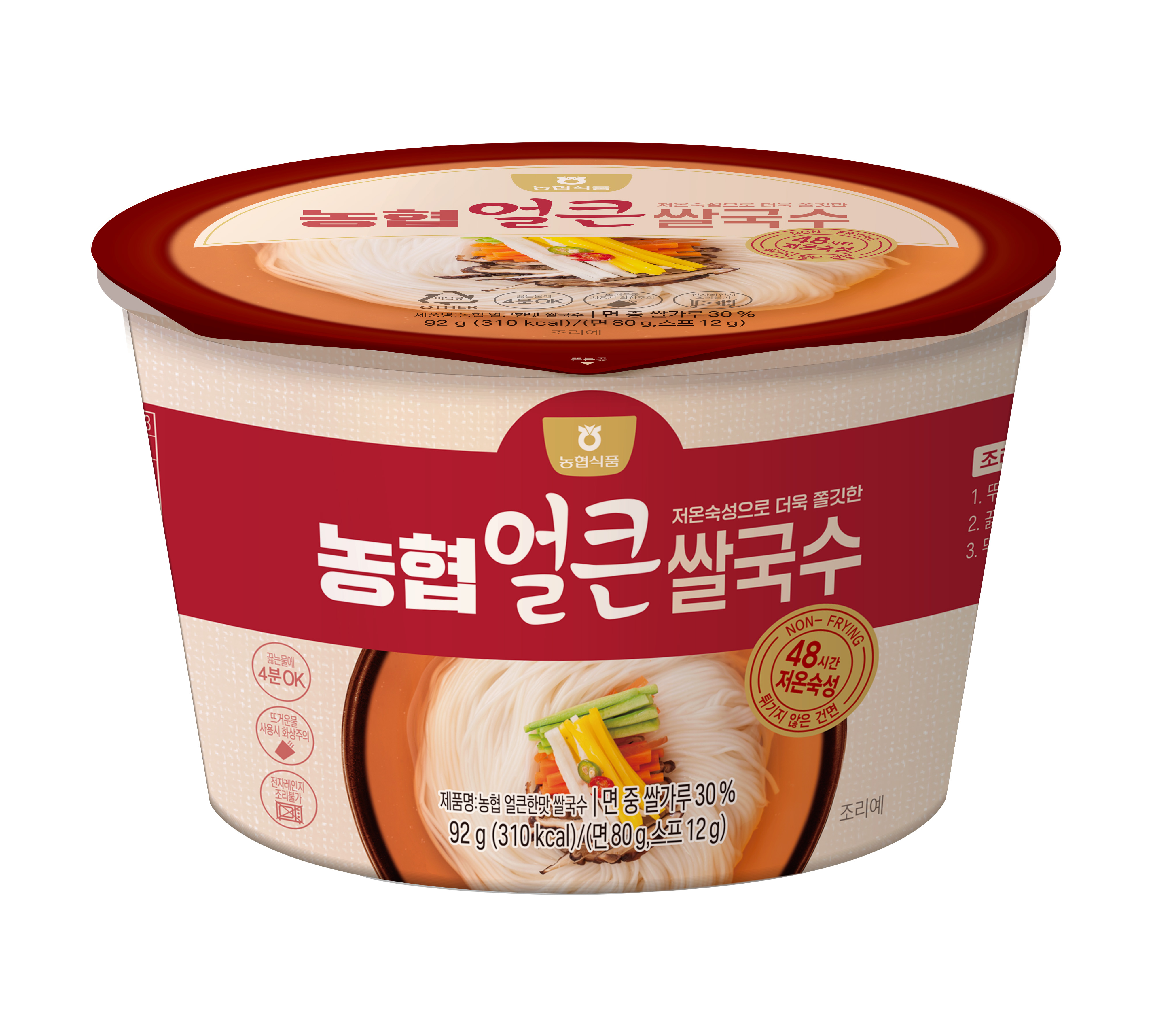 [농협식품] 우리쌀 쌀국수 얼큰한맛 92g 1개 (컵) : 주식회사 더원몰