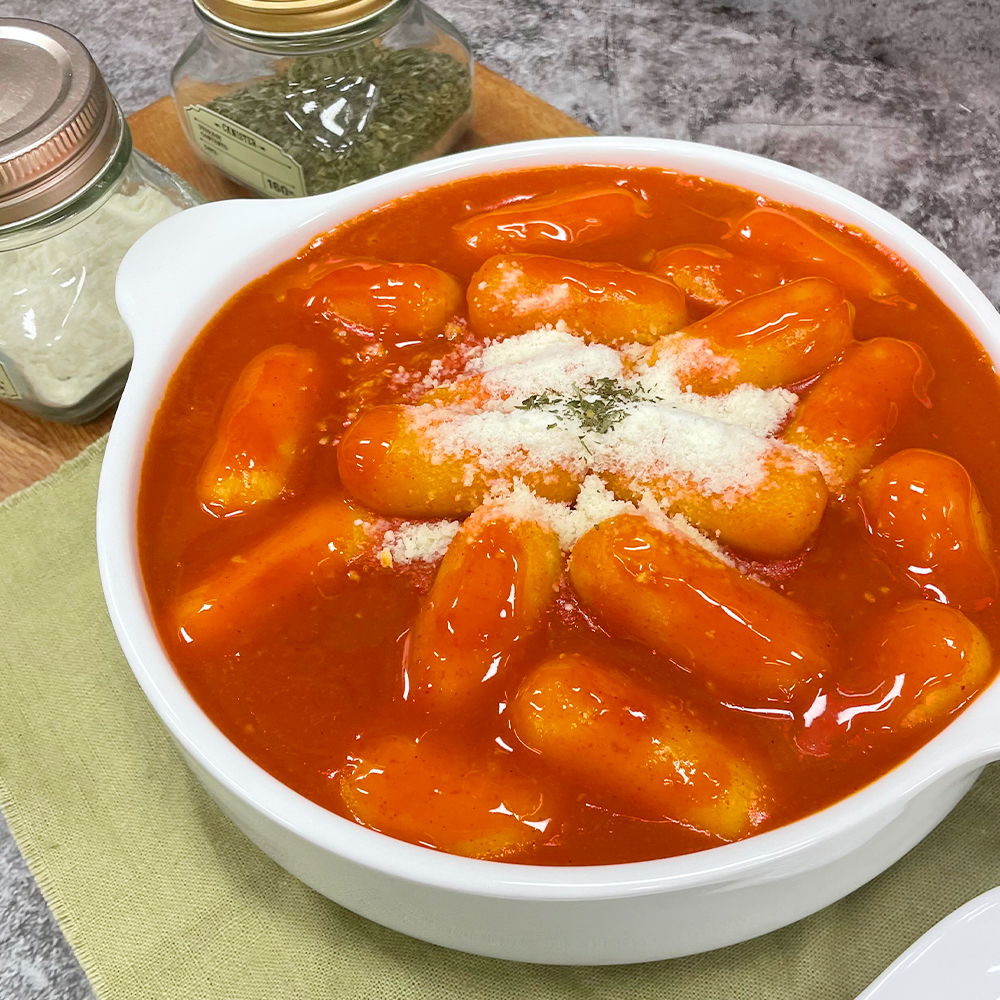 핫이슈 쌀떡 치즈 떡볶이 밀키트 2인분 375g : 핫이슈 샵