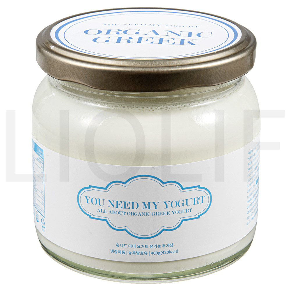 유니드마이요거트 유기가공식품 인증 그릭요거트 무가당 1개 400g : SUPER SALE
