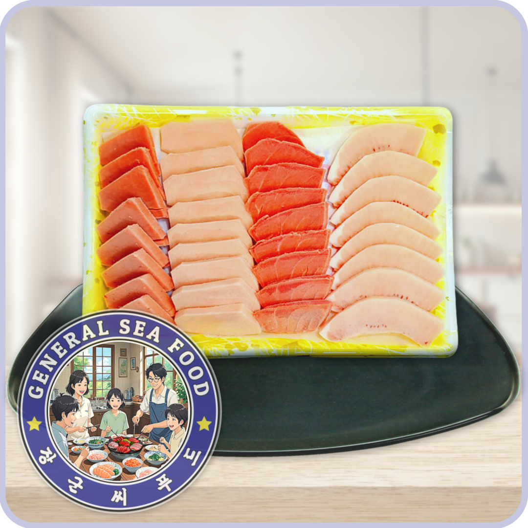 냉동 참치회 잘난이 참치 (400g) : 장군씨푸드 본점