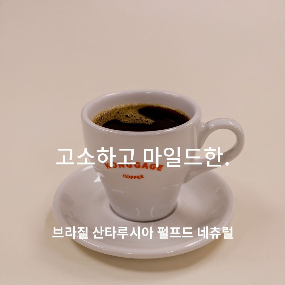 콩가게커피 브라질 산타루시아 고소한원두 맛있는 에스프레소 싱글 오리진 500g : 콩가게커피
