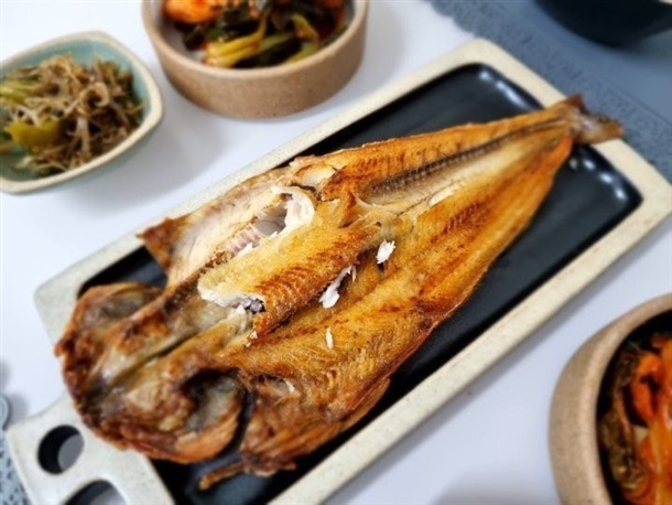 국내산 반건조 손질임연수 중 대(5미) 생선구이 냉동임연수 : 맛채움
