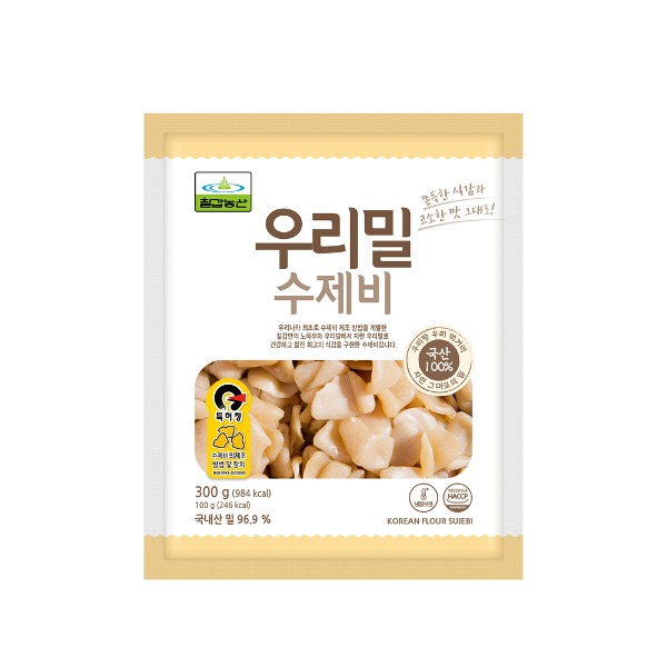 칠갑농산 우리밀로 만든 수제비 300g : 칠갑농산