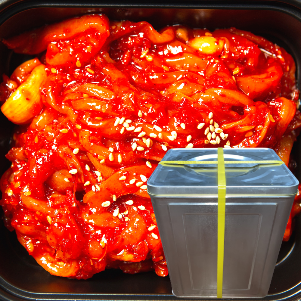 [맛보장 품질보장] 업소용 대용량 Y채썬 오징어젓갈 20kg : 우성물산