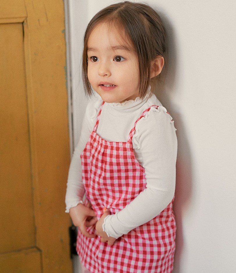 엠버아동복 엠버 잼잼 체크 뷔스티에 : 엠버스토리