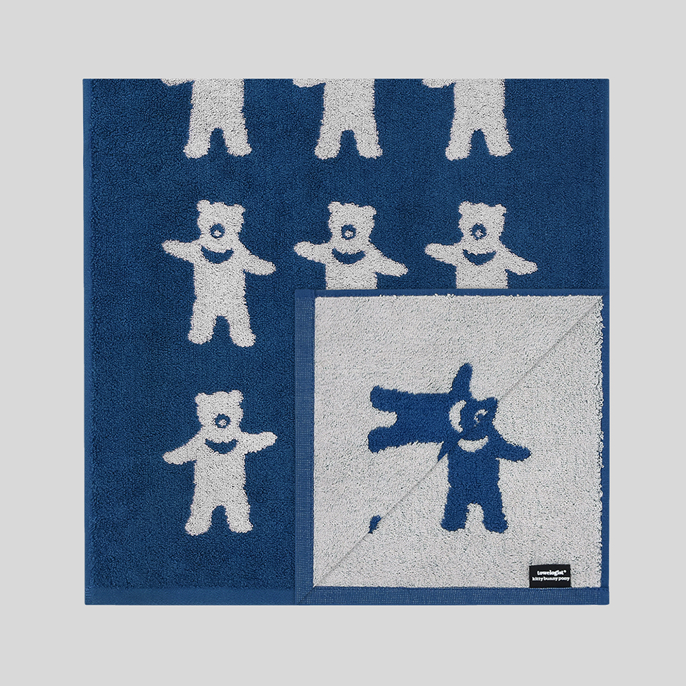 [타월로지스트 x 키티버니포니] Baby Boy Bear 40x80cm, 1ea : 타월로지스트