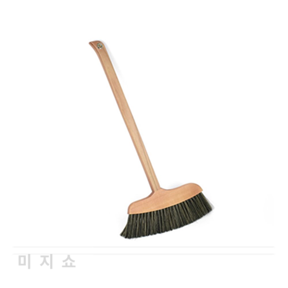 미지쇼 원목빗자루 대 매장 청소 미용실 빗자루 사무실 편리한 실내 : 미지쇼