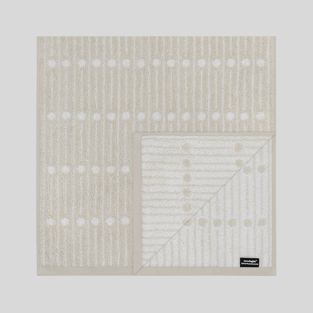 [타월로지스트 x 키티버니포니] Miller Reverse Ecru 40x80cm, 1ea : 타월로지스트