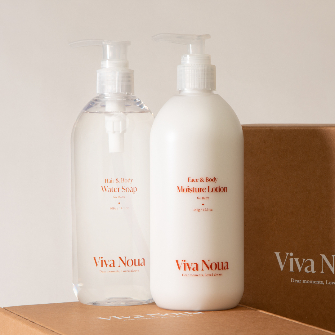 [무료배송][1+1구성]비바누아 무자극 베이비워시 올인원 헤어앤바디 400g : Viva Noua