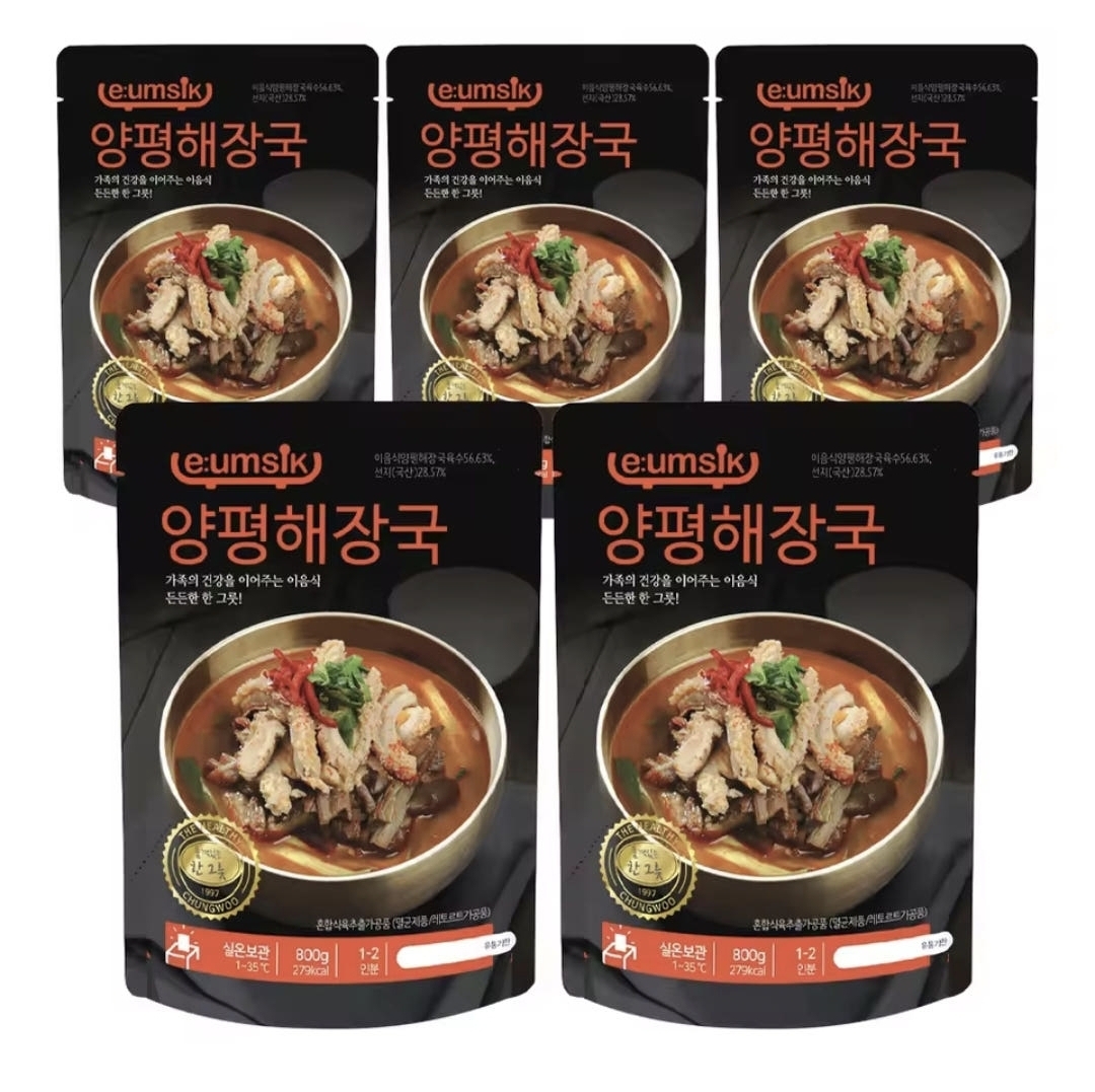 청우식품 이음식 양평해장국 800g 10개 : 일억별