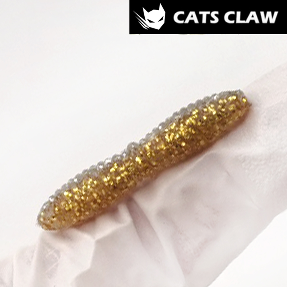 캣츠크로우 더블마고트 송어웜 꺽지 산천어 미끼 244(골드실버펄), 3.8cm(1.5인치) : 추랑피싱