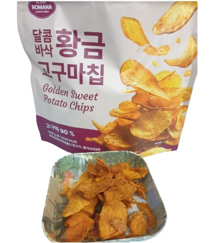 달콤 바삭 황금 고구마 칩 320g 1+1개 주전부리 맥주 안주 과자 : 시스뜨라