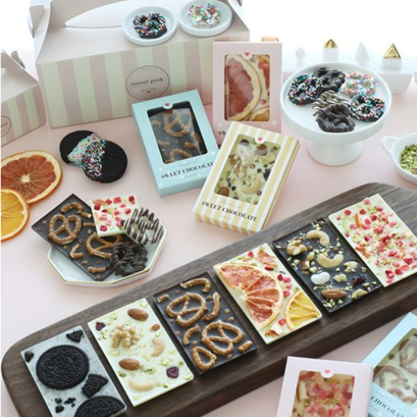 발렌타인데이 초콜릿 만들기diy 수제 바크 16종 : 부유마트
