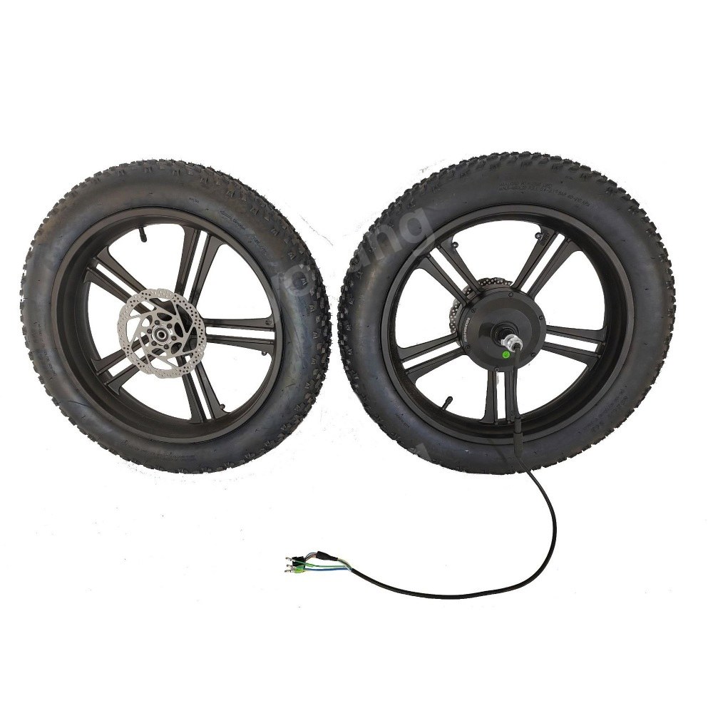 750W 모터 마그네슘 허브 750W, 자토바이 175/190mm 바퀴 전동 1 14인치 350W블랙메모란출선+플라이휠 : 향나나몽