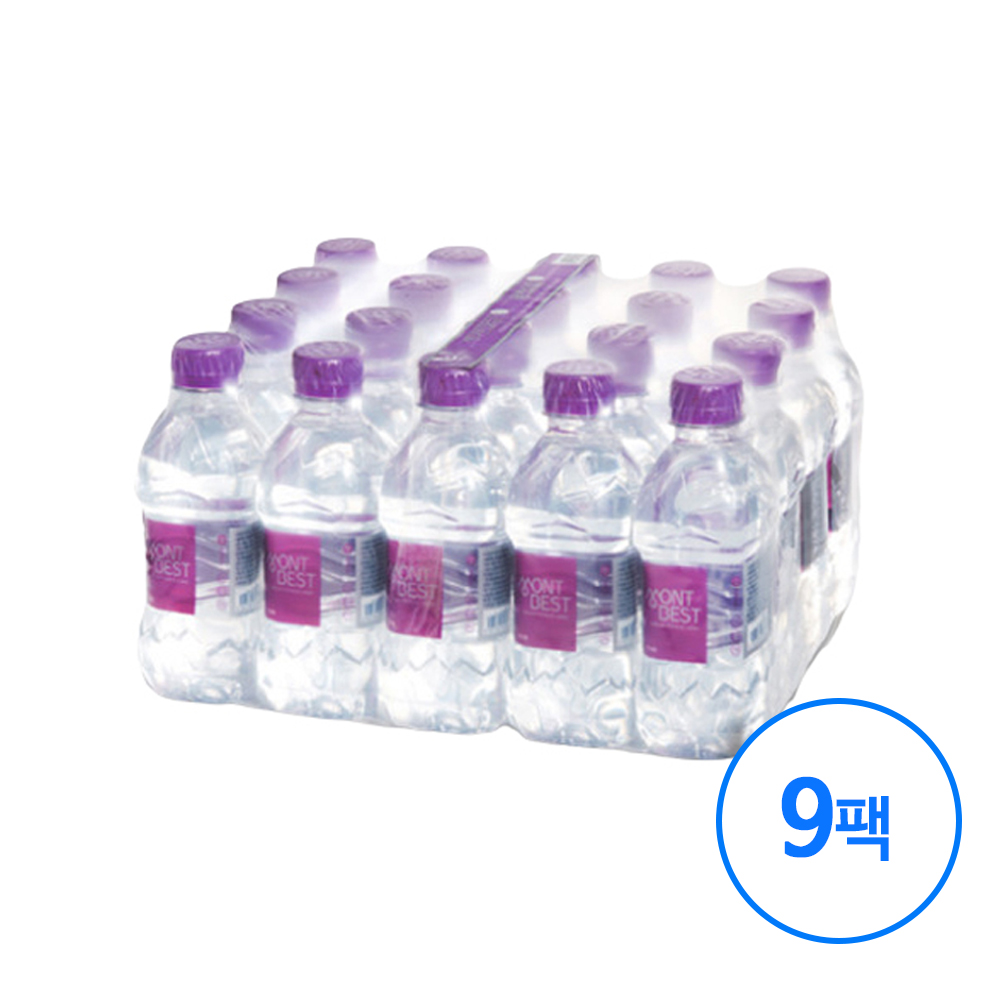 몽베스트 생수 330ml 180병 미니생수 가정 물 배달 : 빙고 마트