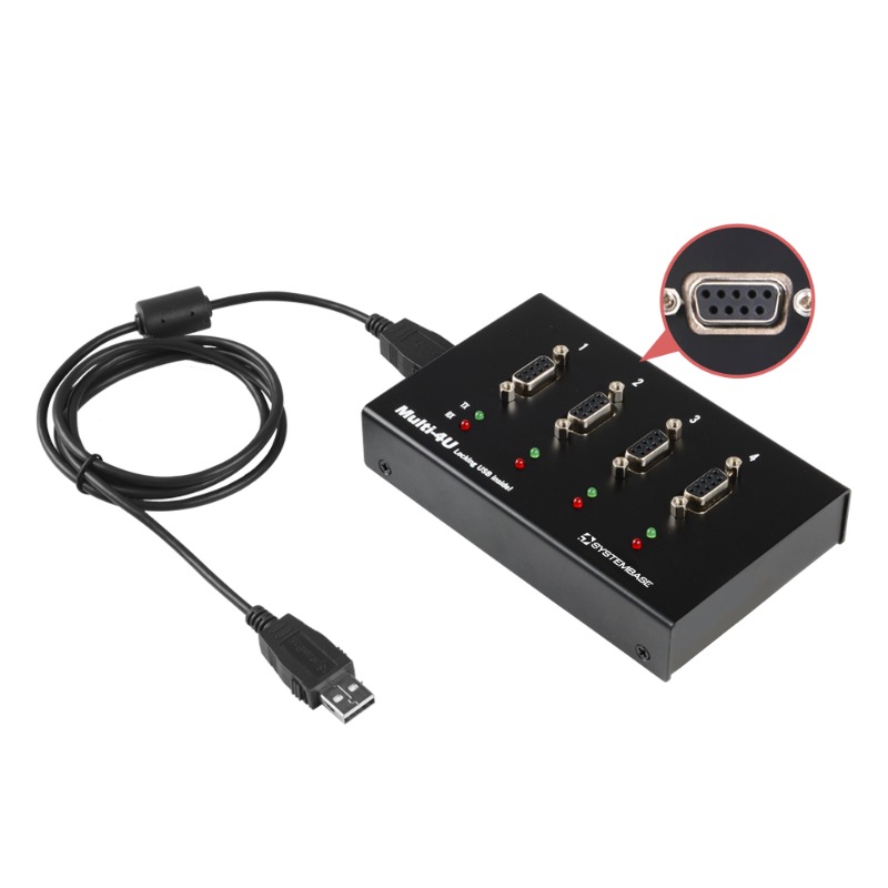 시스템베이스 Multi-4/USB 232 4포트 USB 시리얼통신 어댑터 : 마하링크