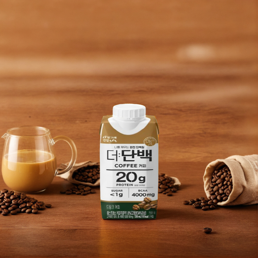 단백질 쉐이크 음료 체지방 감소 분해 250ml x 18개 커피맛 : 비엘하우스-VielHaus
