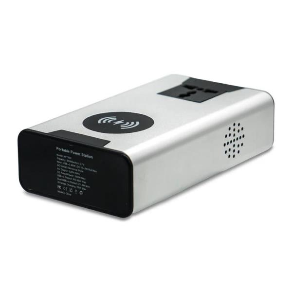 태양열 발전기 에너지 저장 전원 공급 장치, 휴대용 AC PD 파워 뱅크 및 100W, : 명광유통산업