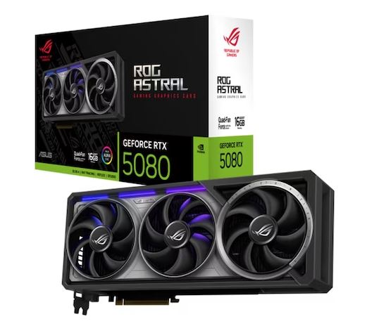 ASUS ROG Astral 지포스 RTX 5080 OC D7 16GB 대원씨티에스 : 주식회사 더블루