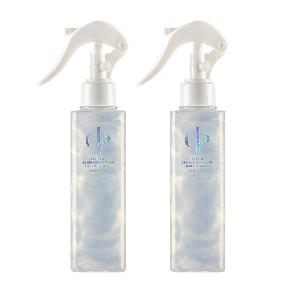 24  미라클 노워시 헤어 트리트먼트 플로럴머스크, 160ml, 2개 : DEEPEER