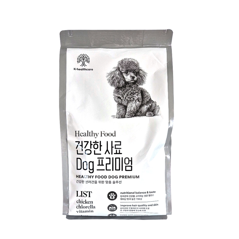 강아지 건강한 애견사료 도그 프리미엄 2kg : 주식회사 바른생활