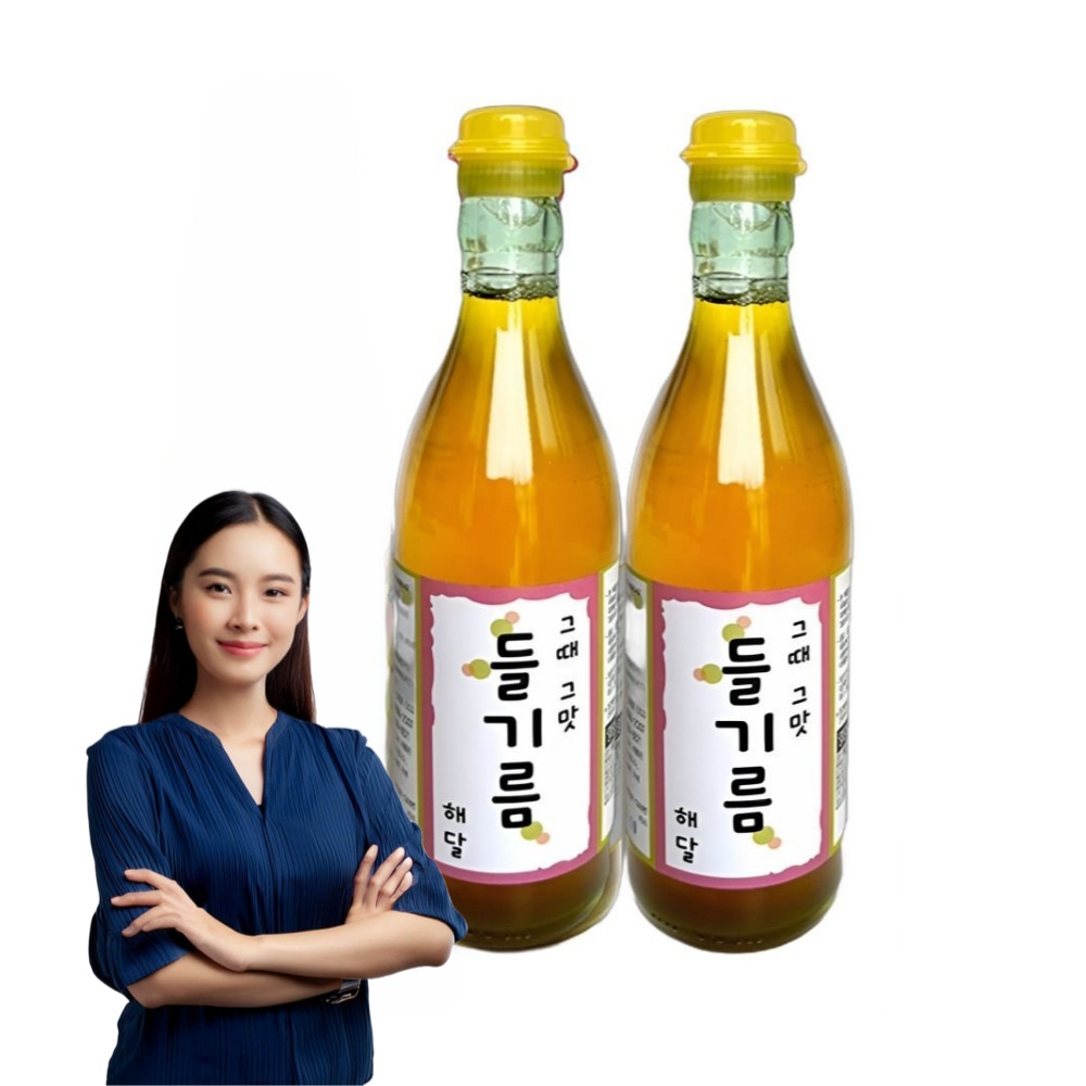 신선한 통깨100% 참기름 355ml x2병 : 씨앗댁