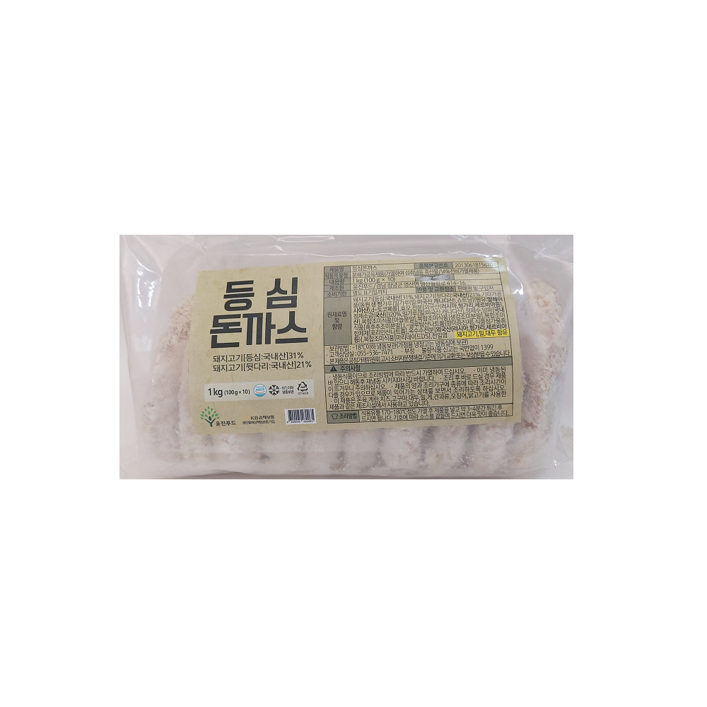 윤진 등심돈까스 1kg : FOOD파트너스