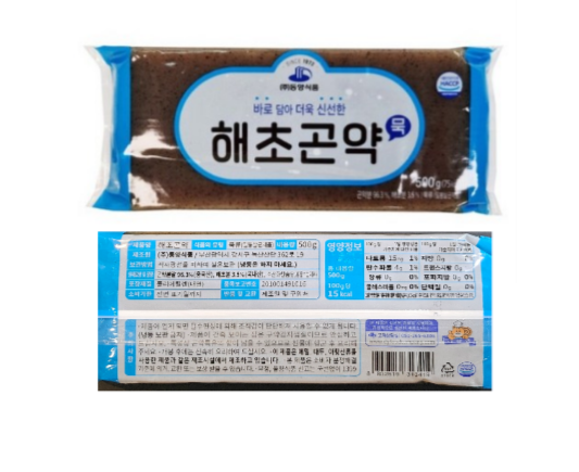 동양식품 해초 묵 곤약 500g : 곰소식자재