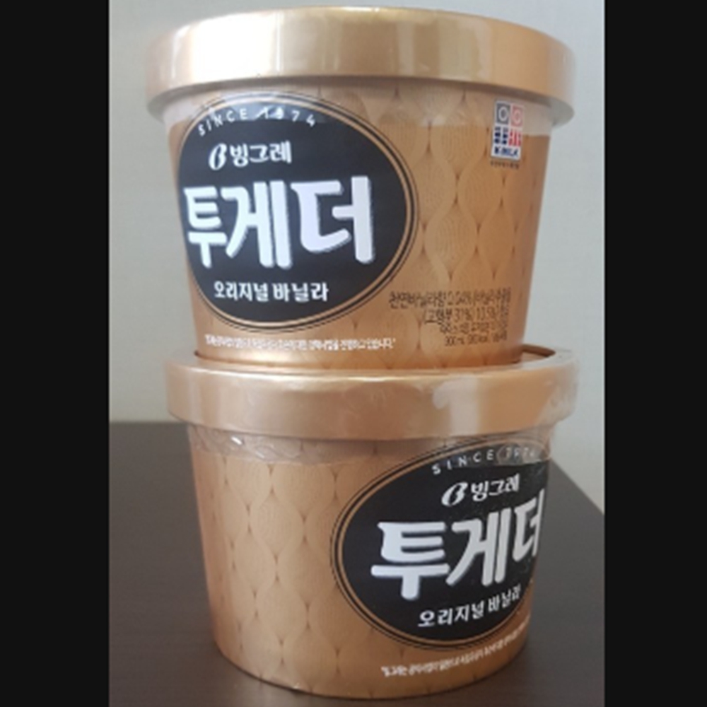 빙그레 투게더 바닐라 900ml 5개 : 플랜AZ