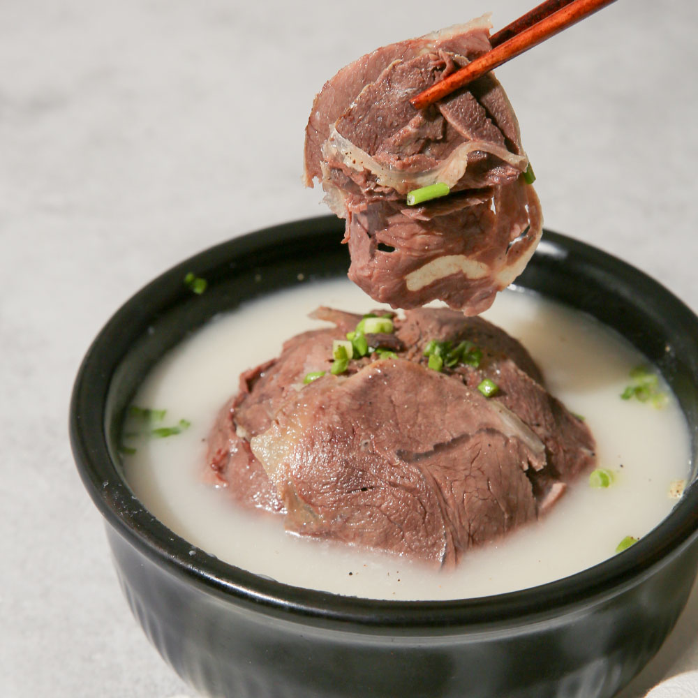 한우 곰탕 아이 곰국 설렁탕 도가니 사태 육수 500g 4+2팩 : 안다미로한우